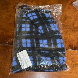 Born to Be Loved Large Dog K9 Fleece Pullover Vest Blue & Black (runs small)